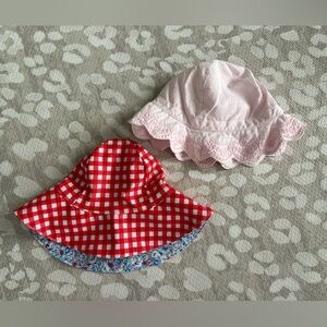 Baby gap & Janie and Jack 6-12 month sun hats